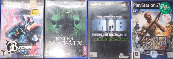 משחקי PS2 150 שח לכל  4 המשחקים