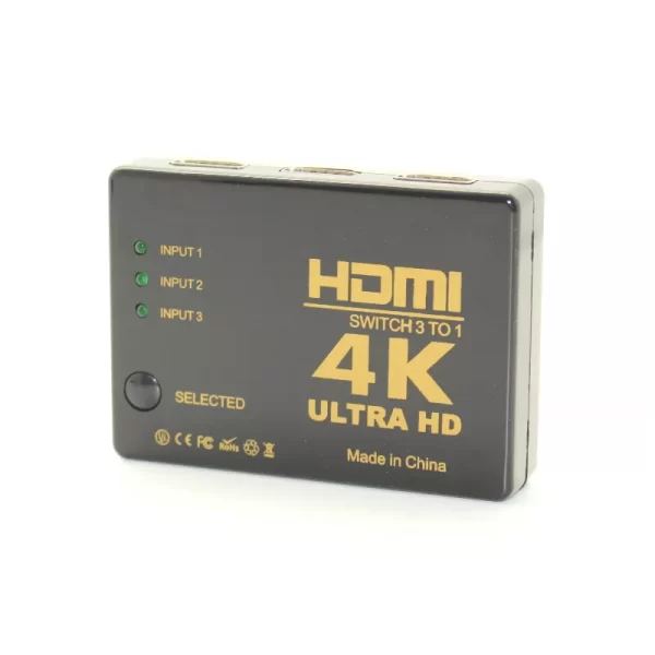 מפצל  4K  HDMI ל 3 כניסות